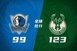 🏀雄鹿大胜独行侠结束4连败！罗林斯24+7+9 弗拉格19+10